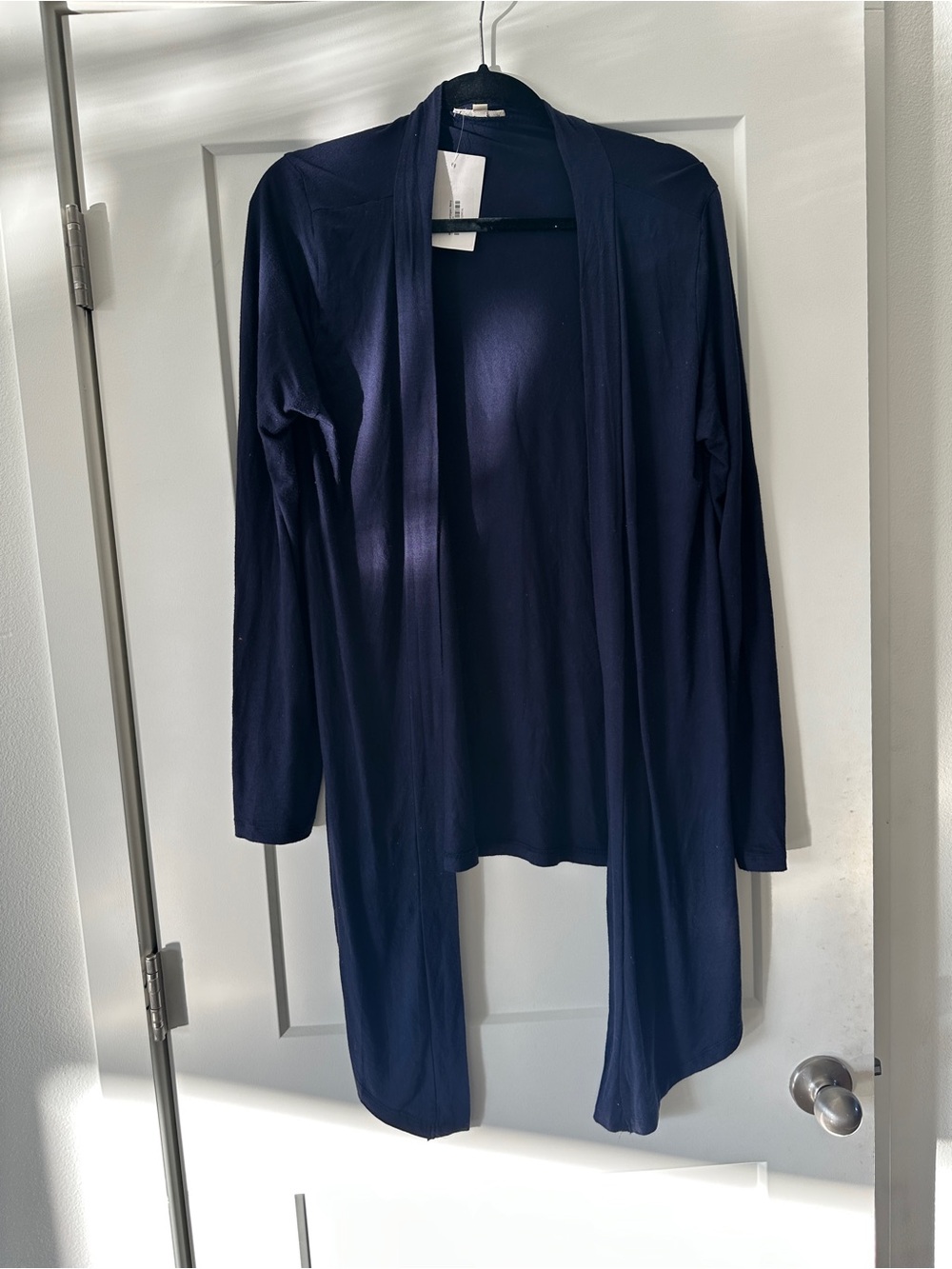 Zenana Outfitters Navy Open-Front Lightweight Cardigan